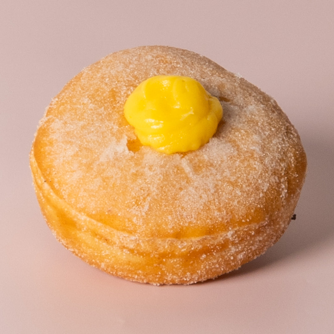 Lemon Filled Doughnuts - Vegan