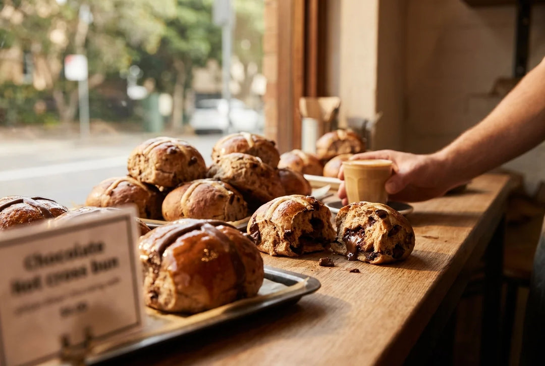 Sydney's Best Chocolate Hot Cross Buns (One Is Made by a Doughnut House)