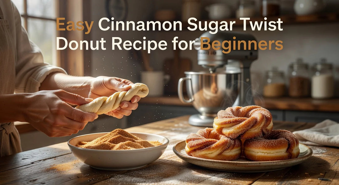 Easy Cinnamon Sugar Twist Donut Recipe for Beginners