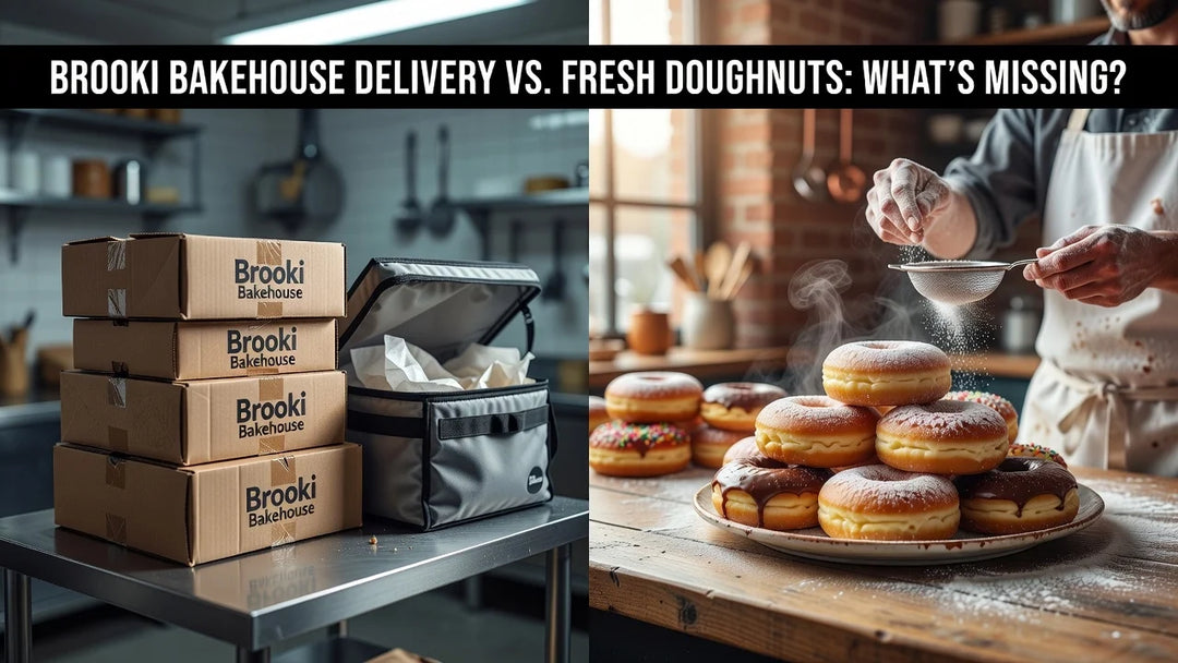 Brooki Bakehouse Delivery vs. Fresh Doughnuts: What's Missing?