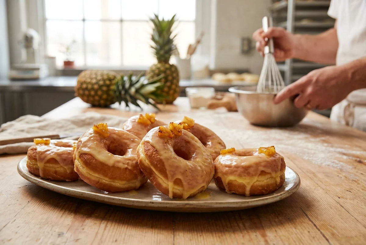 Professional header image for industry analysis: Pineapple Glazed Doughnuts: The Underrated Flavour That P...