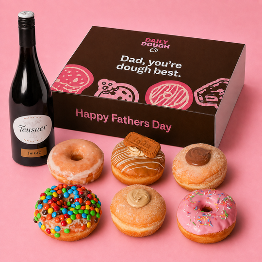 Box of 6 Father's Day Doughnuts + Teusner Shiraz