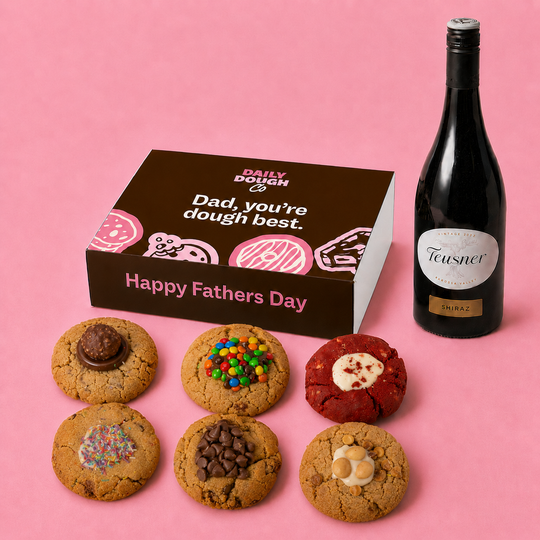 Box of 6 Father's Day Cookies + Teusner Shiraz