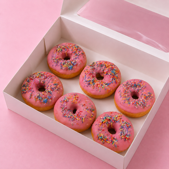 Strawberry Glaze Doughnuts