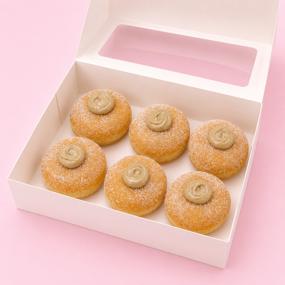 White Hazelnut Doughnuts