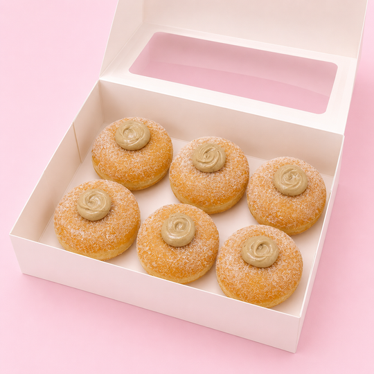 White Hazelnut Doughnuts