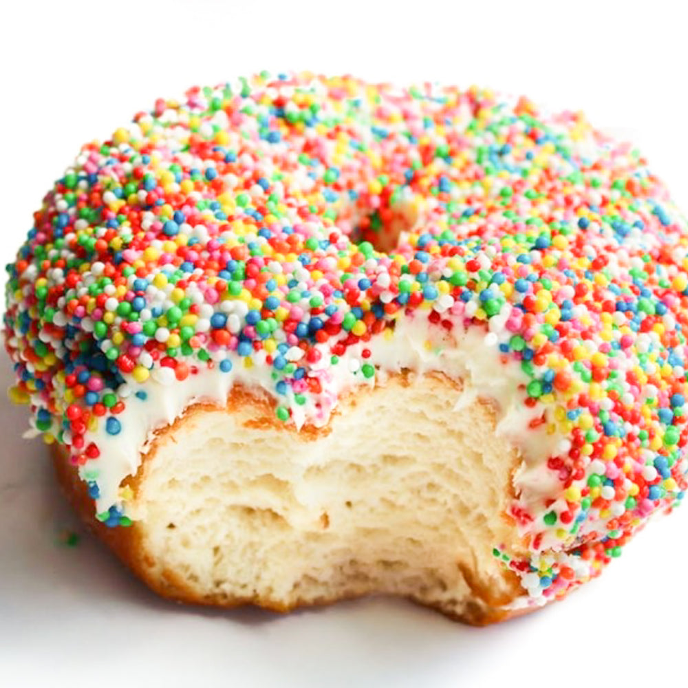 Fairy Bread Doughnuts - Vegan