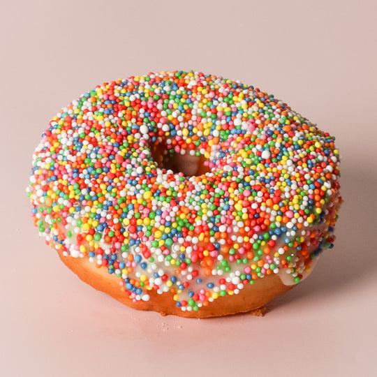 Fairy Bread Doughnuts - Vegan