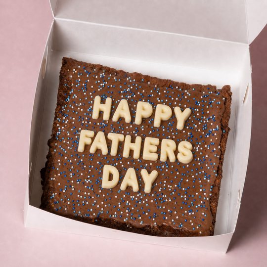 Father's Day Brownie Slab + Teusner Shiraz