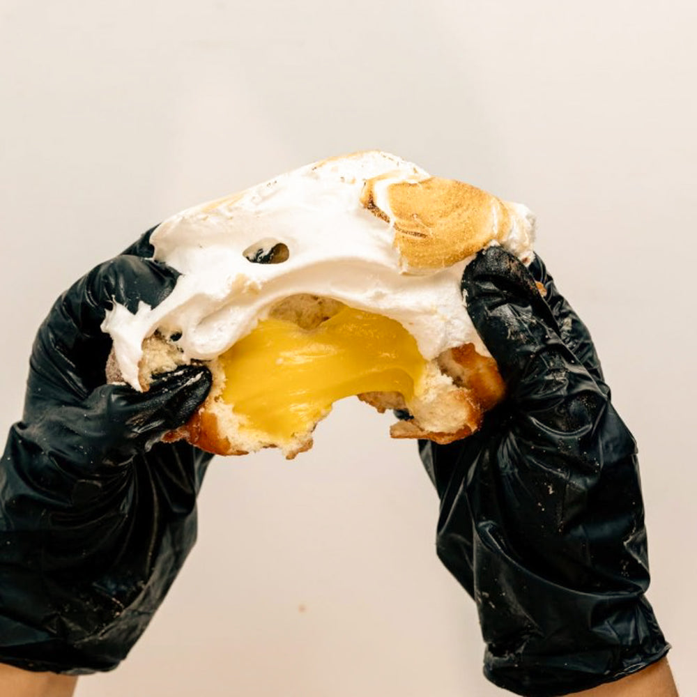 Lemon Meringue Doughnuts
