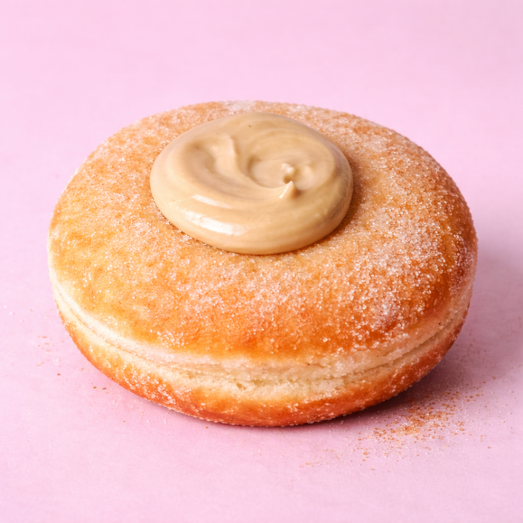 White Hazelnut Doughnuts