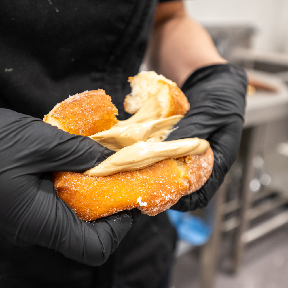 White Hazelnut Doughnuts