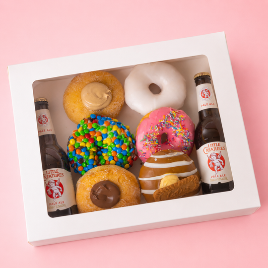 Box of 6 Father's Day Doughnuts + Beers